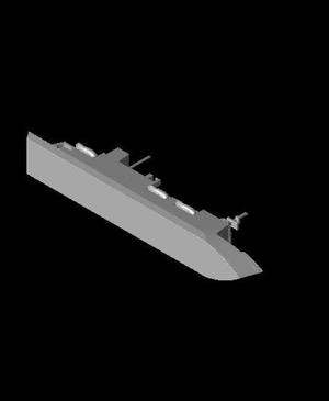 1/1250 Scale USNS Waters T-AGS-45.stl