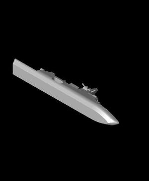 1/1250 Scale HMS Type 26 Frigate.stl
