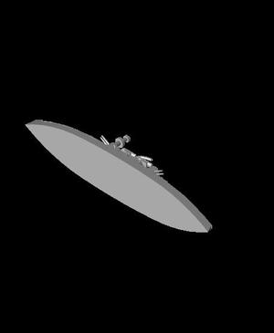 1250 Scale USS Indiana BB-1.stl