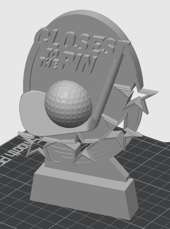 Closest to the Pin, Golf Trophy