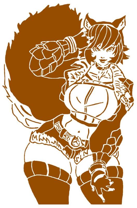 Doreen Green Squirrel Girl stencil