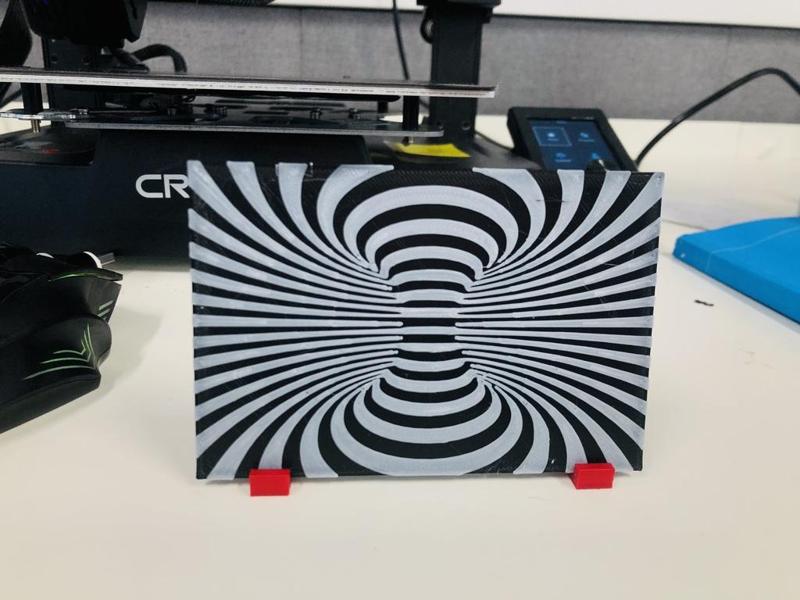 3D PRINTED MODERN ART ILLUSION