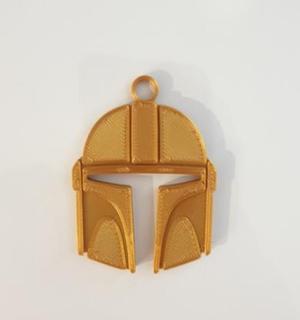 Mandalorian keychain 2