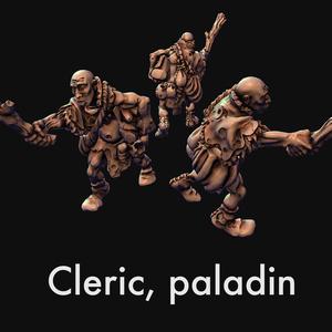 Cleric, paladin, fighter