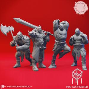 Clan of Orcs - Tabletop Miniatures (Pre-Supported)