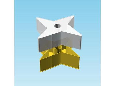 Shuriken 002E, nestable box (v2)