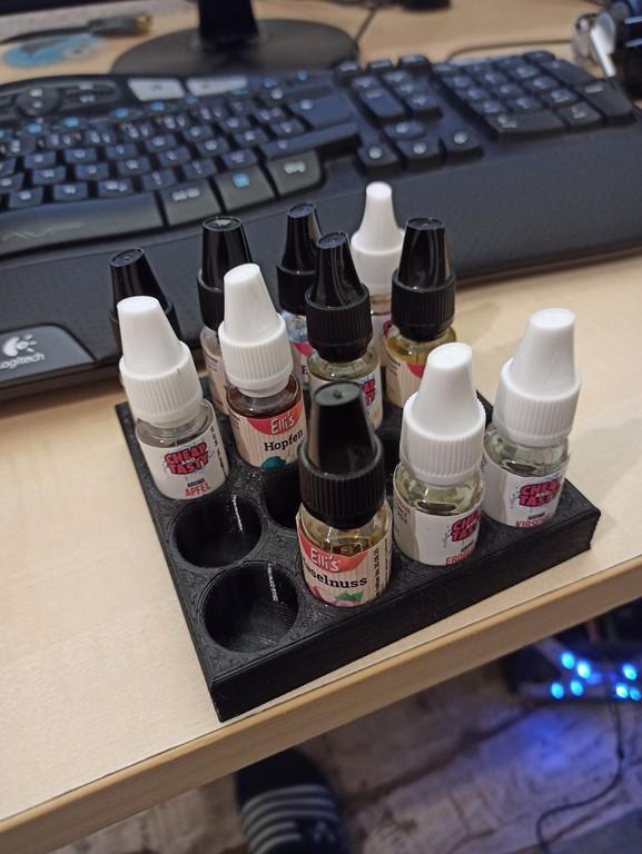 Liquidflaschenhalter / liquid vape tray