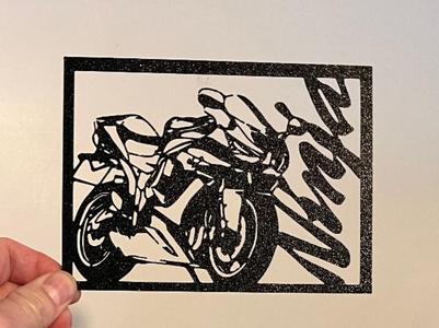 Wall Art Motorcycle - Kawasaki Ninja