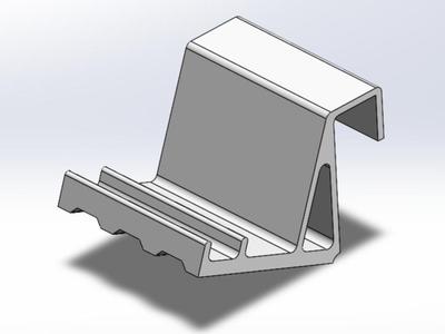 Increased Strength Airplane Tray Phone Holder