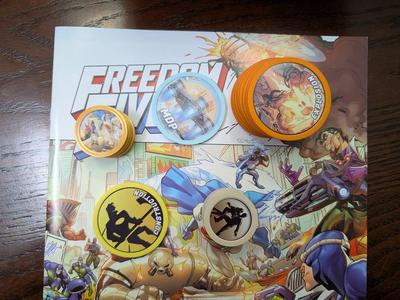 Freedom Five Action Tokens and Token rings