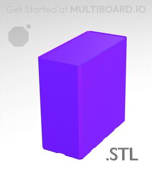 2x4x4 - Multibin Insert - STL Remixing File