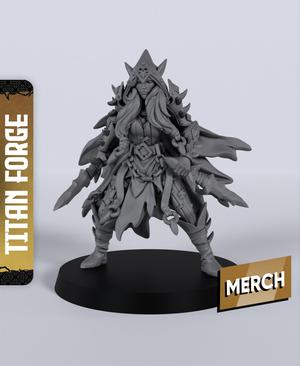 Mor-Zhal Deathbringer - With Free Dragon  - 5e DnD Inspired for RPG and Wargamers