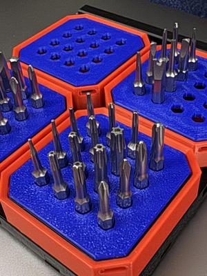 Mini hex bit holder for Multibin