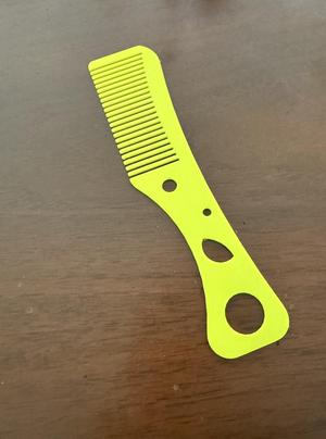 Neon Yellow Grip Comb