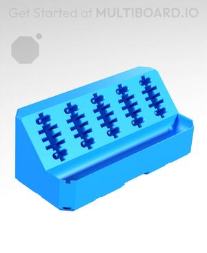2x1x0·5 - Angled USB-SD Holder - Multibin Insert