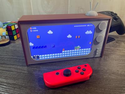 80s TV Nintendo Switch stand