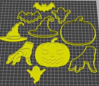 Cookiecutter Halloween pack