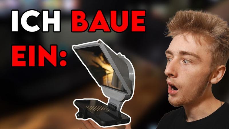 DIY Wide-Angle Lens Teleprompter for DSLR Cameras – 3D Printed