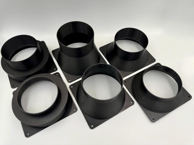 140mm Fan To 100mm Pipe Adaptors