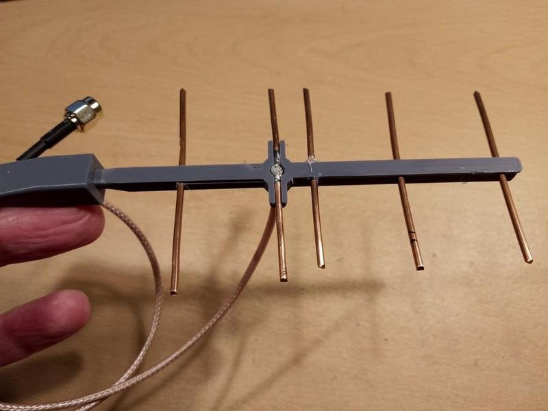 Yagi antenna for 2.4GHz WiFi band