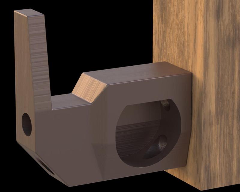 EV/Hybrid Type 2 plug holder - Side mount w/cable hook