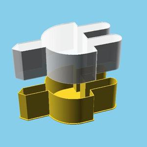Electric Plug, nestable box (v1)