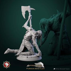 Corrupted orc V3 32 mm pre-supported