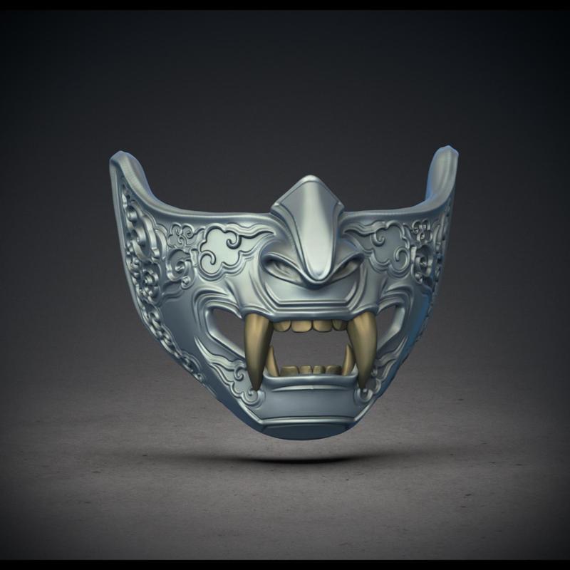 Oni Cloud Mask - "Folklore" (Sculptober Day 27)