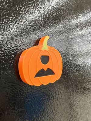 Spooky fridge magnets - Sad cyclops - Print in place