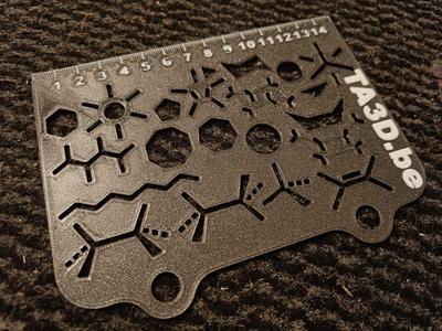 Organic chemistry stencil