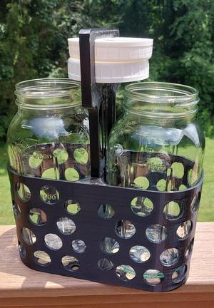 Curvier Carrier for Half Gallon Jars