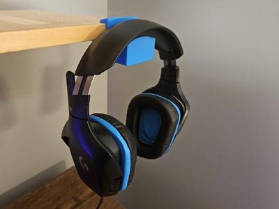 Super Simple Headphone Holder / no screws / print in place