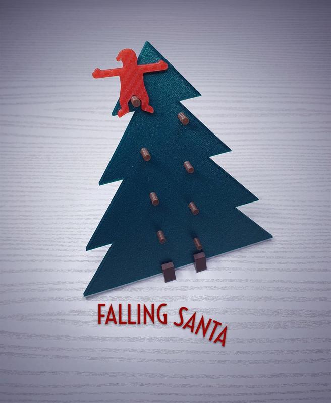 Falling Santa || Christmas