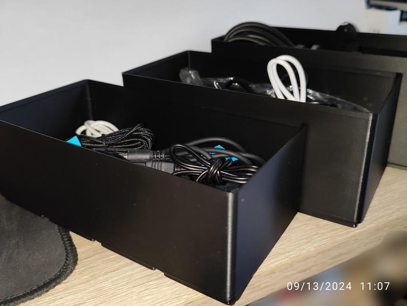 Gridfinity box 4x2 60mm, 70mm, 80mm