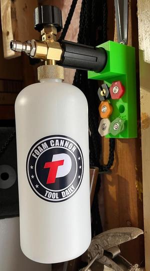 Foam Gun & Nozzle Holder for Pressure Washer