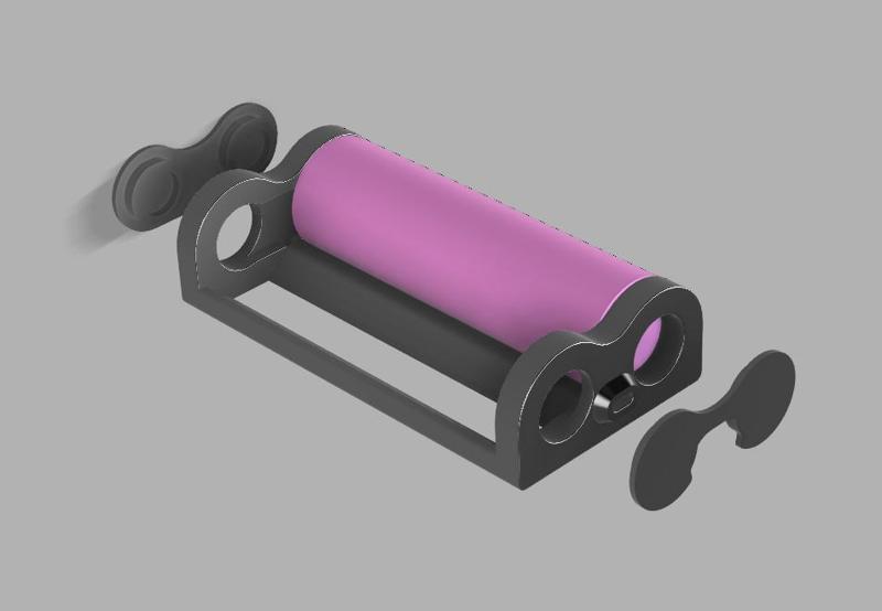 HeliTool Radiomaster TX16S Battery Tray for Li-Ion 21700 5000 mAh