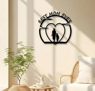Mother & Child Love - Best mom ever Wall Art