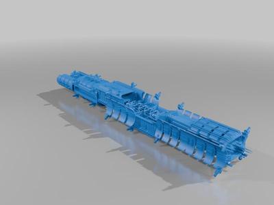 Babylon 5 Merchant Navy Eidolones Class Shield Ship