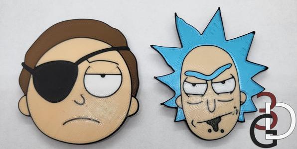 Rick & Morty themed magnets