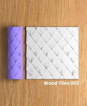 Collection Amethyst | Wood Tiles 002 | Polymer Clay Seamless Texture Roller