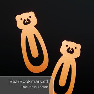 Flat Bear Bookmark