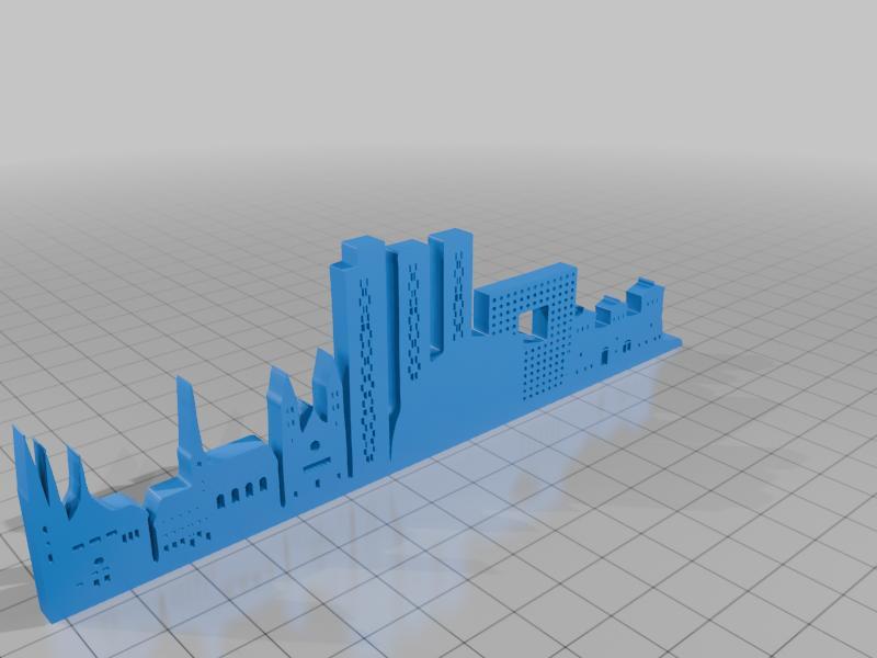 Luxembourg City Skyline 