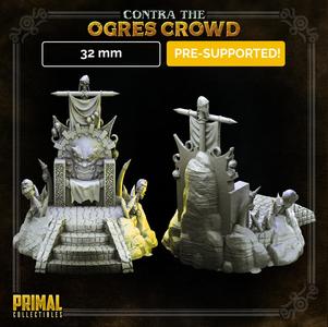 Boss throne- CONTRA THE OGRE CROWD - MASTERS OF DUNGEONS QUEST