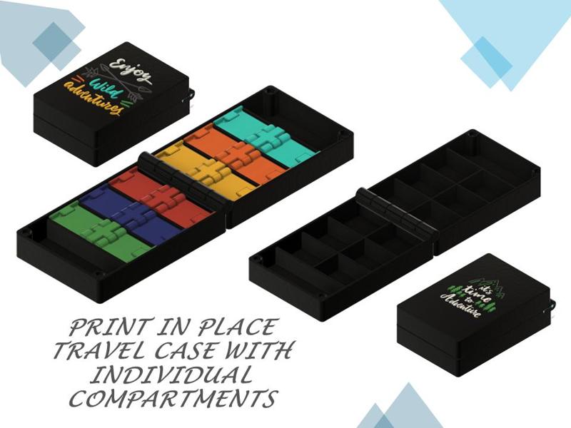 Travel Case with Individual Compartments