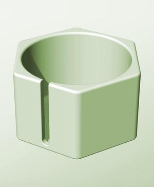 CH128-90-S Stacking slotted component box bin for makers