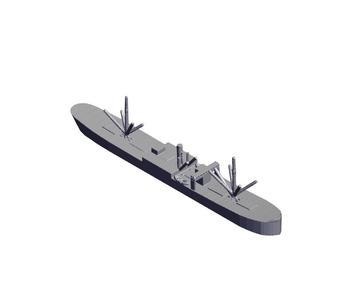1/1250 Scale 10000 Ton Steamer SS Edenton.stl