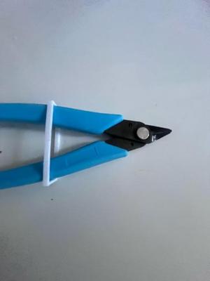 Keep pliers closed
