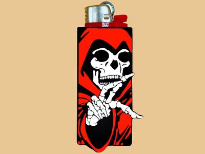 Grim Reaper lighter case