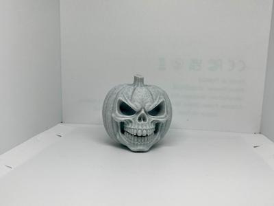 Halloween decoration skull pumpkin
