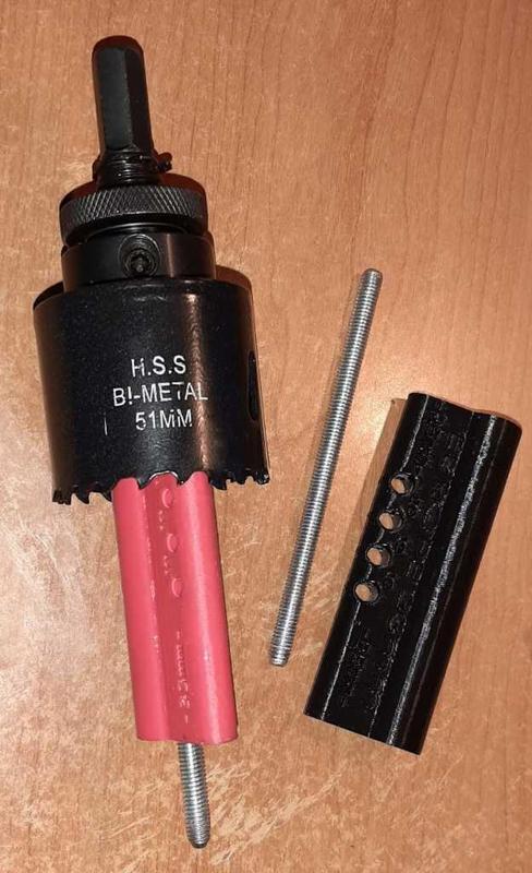 guía centrador instalacion escudo cerradura, guide centered installation escutcheon lock